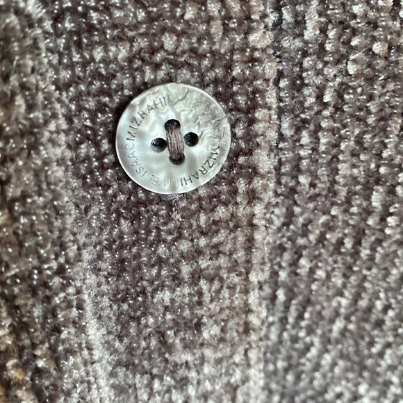 2 piece bundle- Isaac Mizrahi Cardigan Sweaters. Size XS. Grey/Teal. - Picture 7 of 11